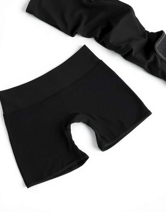 High-Waisted Fitness Shorts